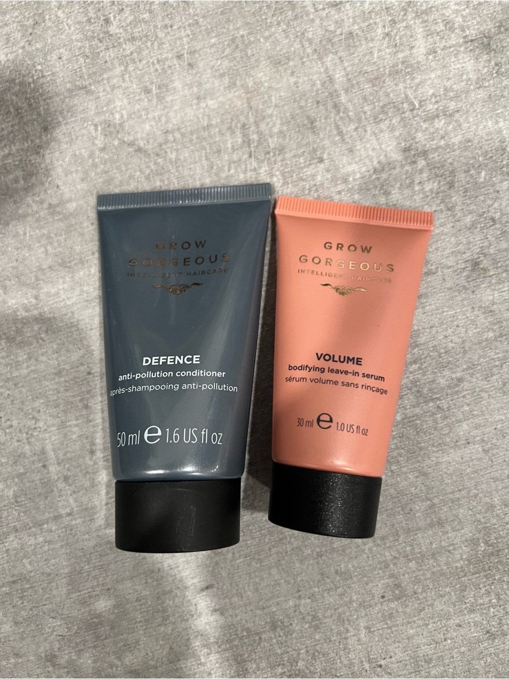 GROW GORGEOUS Defence Conditioner & Volume Leave-In Set - Travel Size